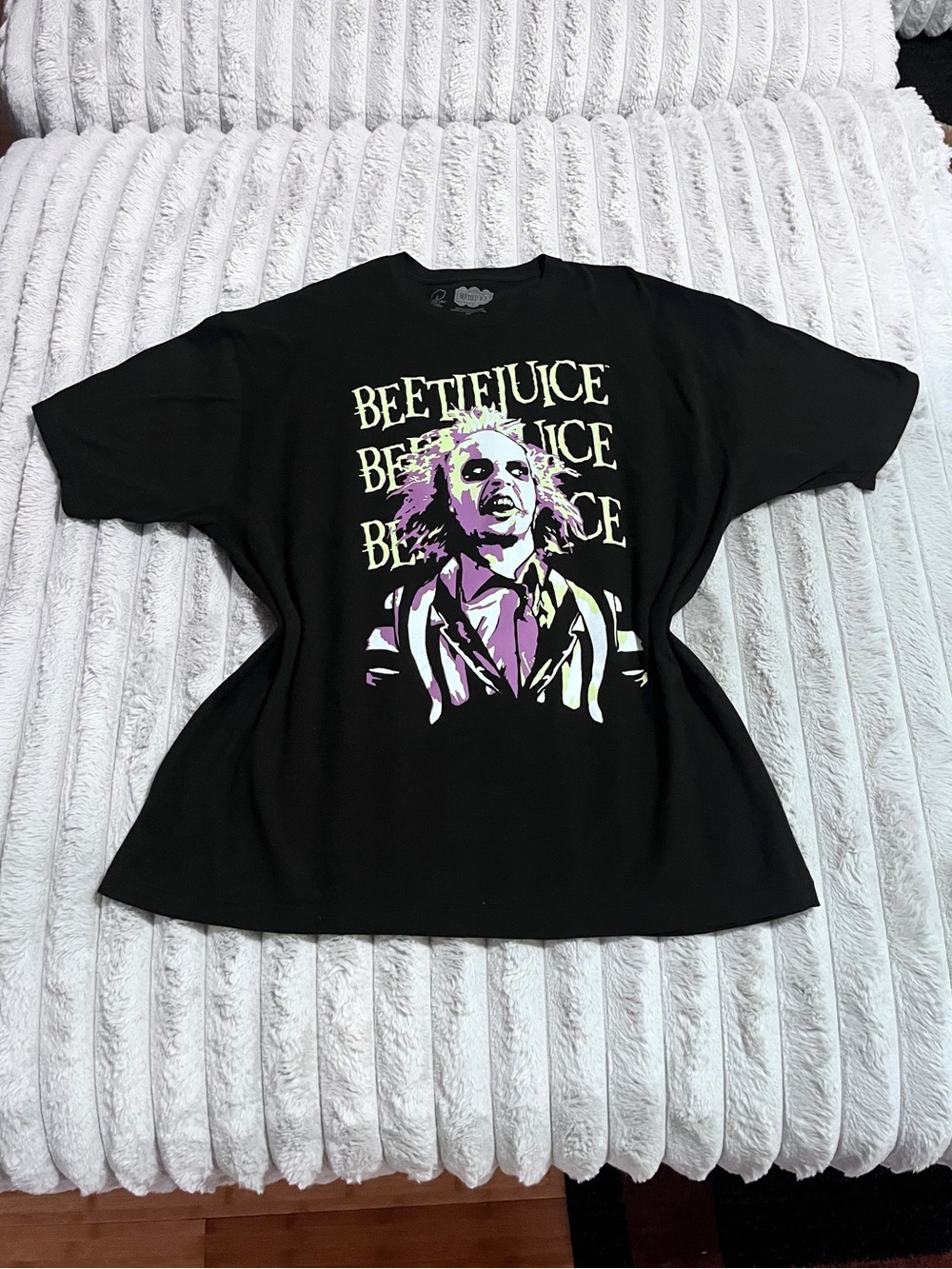 Officially Licensed Beetlejuice Men's Graphic Tee Size 2XL Unisex Tee